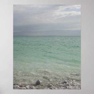 Israel, Döda havet, sjölandskapet Poster