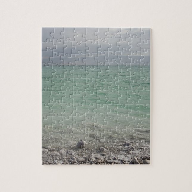 Israel, Döda havet, sjölandskapet Pussel (Vertikal)