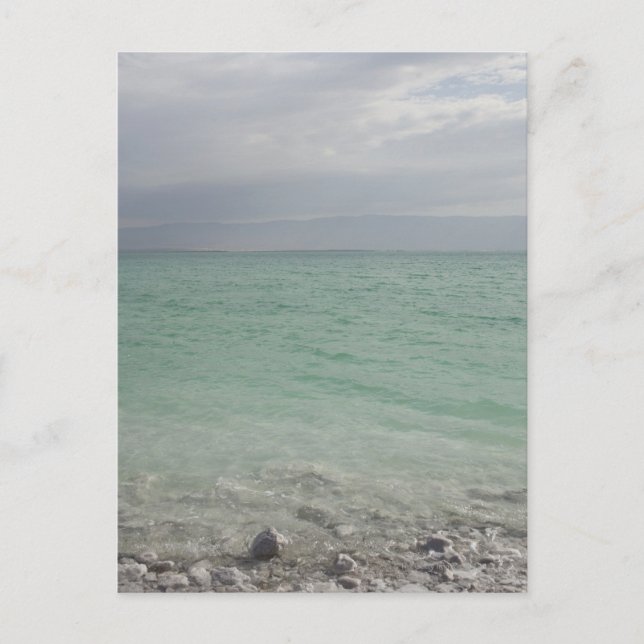 Israel, Döda havet, sjölandskapet Vykort (Framsida)