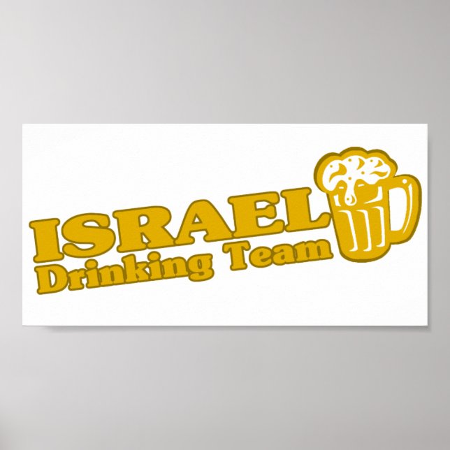 Israel Drinking Team Poster (Framsidan)