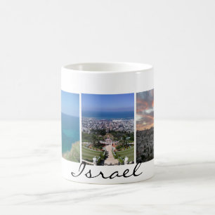 Israel fantastisk beskådar muggen kaffemugg