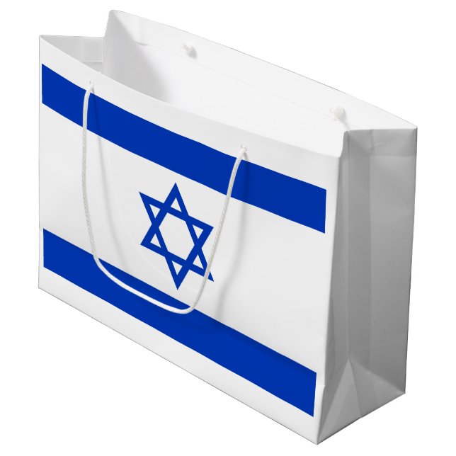 Israel Flagga (Framsidan Vinklad)