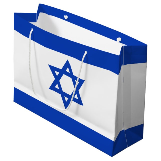 Israel flagga (Framsidan Vinklad)
