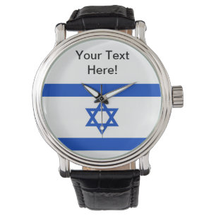 Israel Flagga Armbandsur