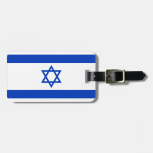 Israel flagga bagagebricka