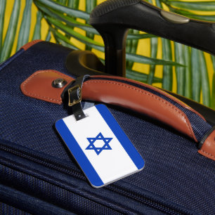 Israel flagga bagagebricka