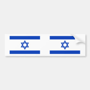 Israel Flagga Bildekal