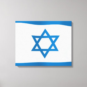 Israel Flagga Canvastryck