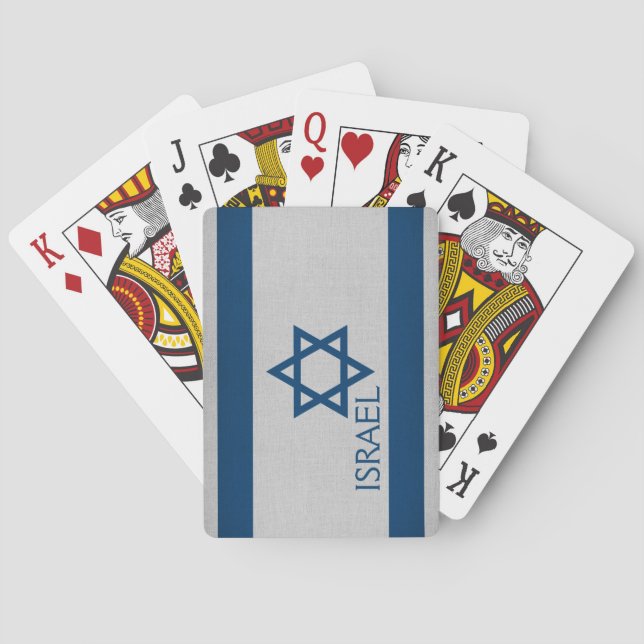 Israel Flagga Casinokort (Baksidan)