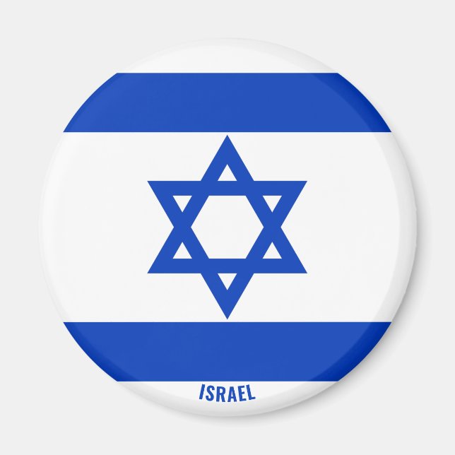 Israel Flagga Charming Patriotic Magnet (Framsidan)