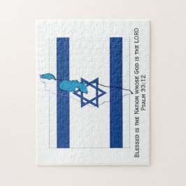 ISRAEL-FLAGGA| Delad nation| David stjärna Pussel