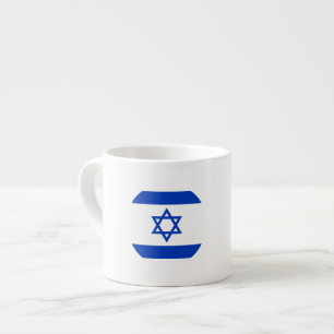 Israel flagga espressomugg