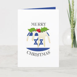 ISRAEL FLAGGA | Festive Pudding | Jul Helgkort