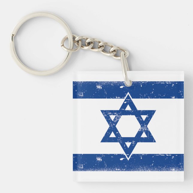 Israel Flagga Grungge (Framsidan)