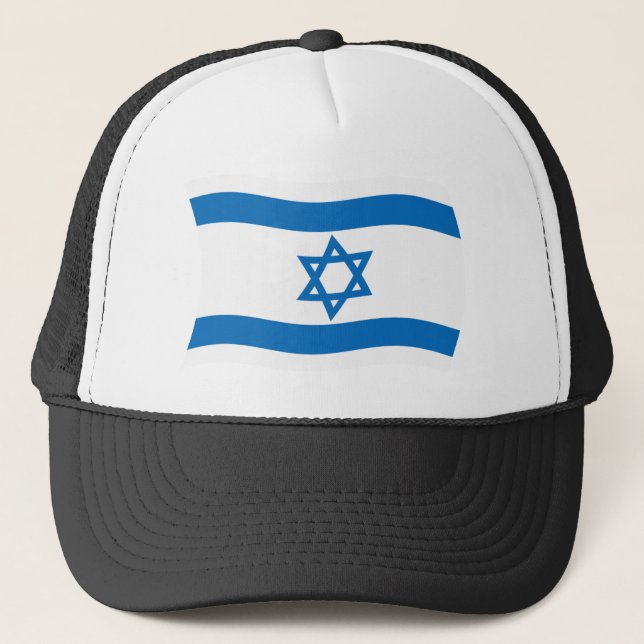 Israel Flagga Hat Truckerkeps (Framsida)