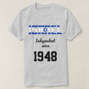Israel Flagga Independence Firande T Shirt
