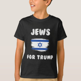 Israel Flagga Judar for Trump T Shirt