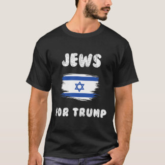 Israel Flagga Judar for Trump T Shirt