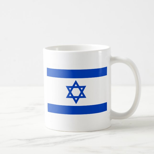 Israel Flagga Kaffemugg (Höger)
