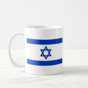Israel flagga kaffemugg