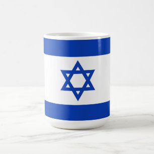 Israel flagga kaffemugg
