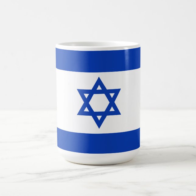 Israel flagga kaffemugg (Center)