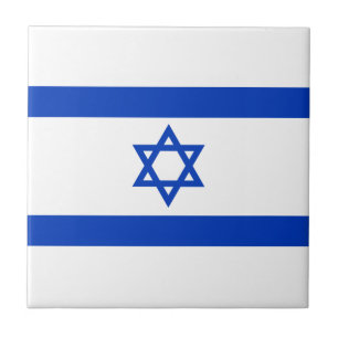 Israel flagga kakelplatta
