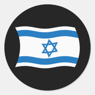 Israel Flagga Klistermärke