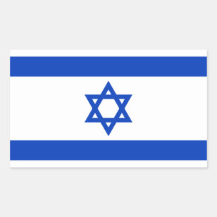 Israel Flagga Klistermärke