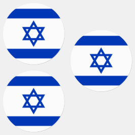 Israel-flagga Klistermärke