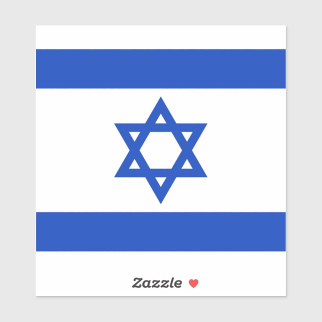 Israel flagga klistermärken (Ark)
