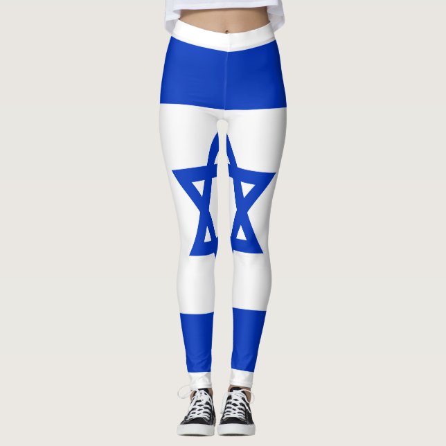 Israel-Flagga Leggings (Framsida)