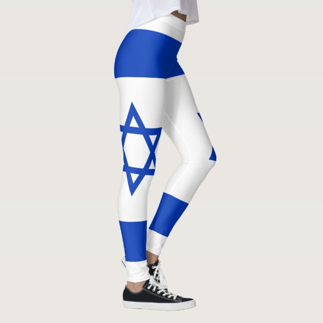 Israel Flagga Leggings (Höger)