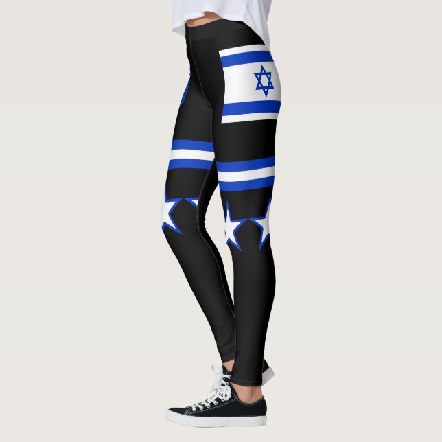 Israel Flagga Leggings (Vänster)