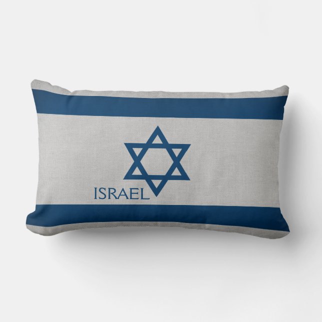 Israel Flagga Lumbarkudde (Framsida)
