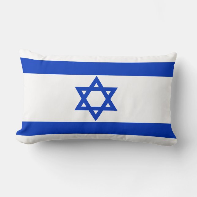 Israel flagga lumbarkudde (Framsida)