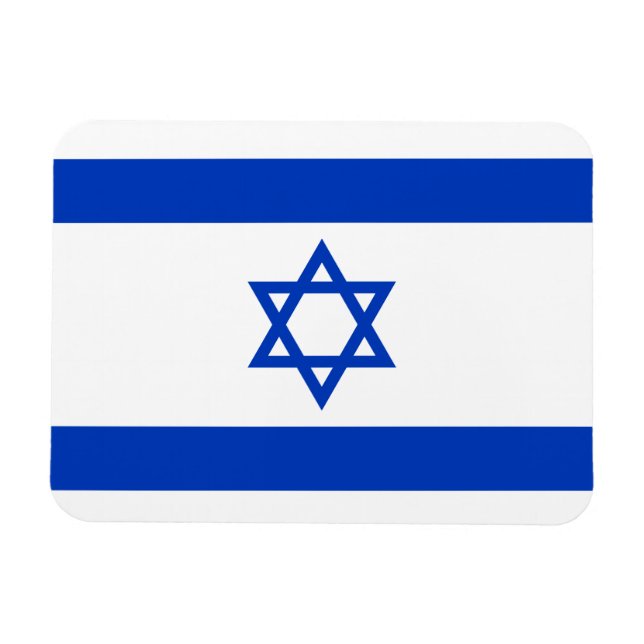 Israel Flagga Magnet (Horisontell)