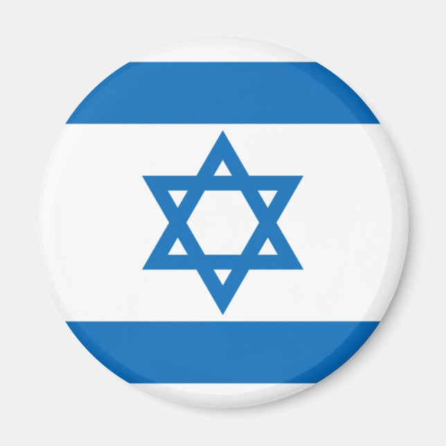 Israel flagga magnet (Framsidan)