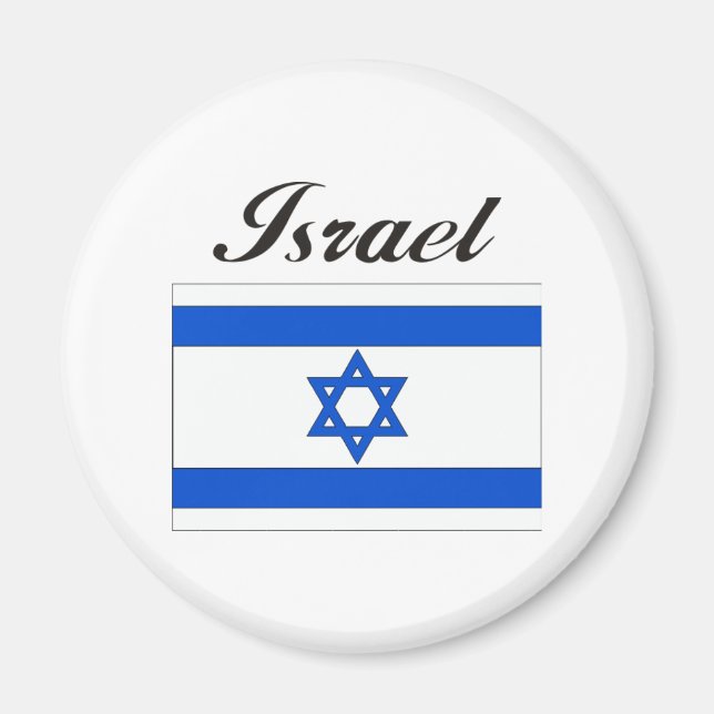 Israel Flagga Magnet (Framsidan)