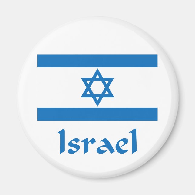 Israel Flagga Magnet (Framsidan)
