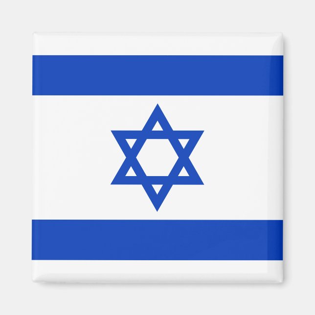 Israel flagga magnet (Framsidan)