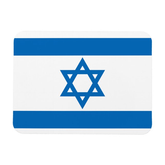 Israel Flagga Magnet (Horisontell)