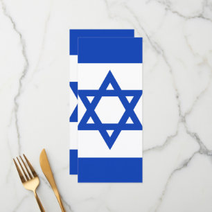 Israel flagga meny