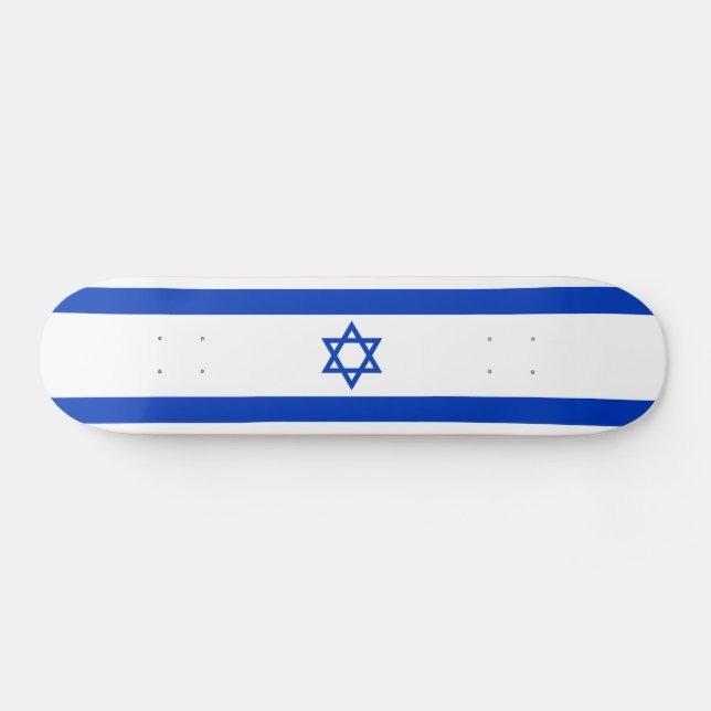 Israel Flagga Mini Skateboard Bräda 18,5 Cm (Horz)