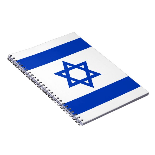 Israel flagga modern patriotisk anteckningsbok (Högra Sidan)