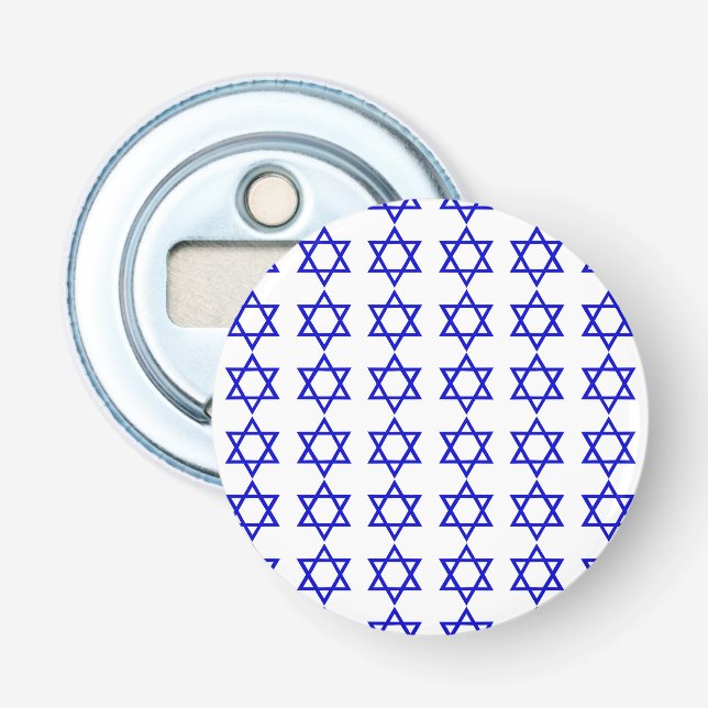 Israel flagga mönster flasköppnare (Framsidan)