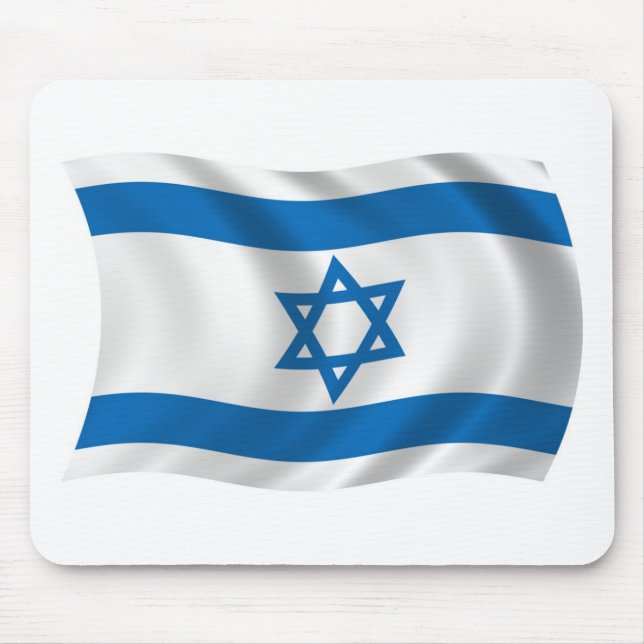 Israel Flagga Mousepad Musmatta (Framsidan)