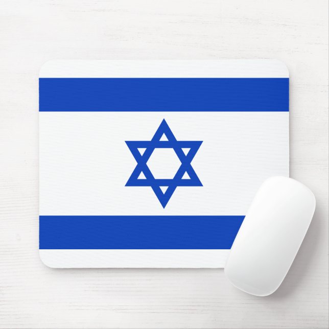 Israel flagga musmatta (Med mus)