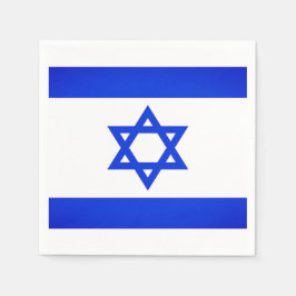 Israel Flagga Napkins Pappersservett