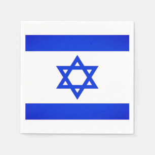Israel Flagga Napkins Pappersservett